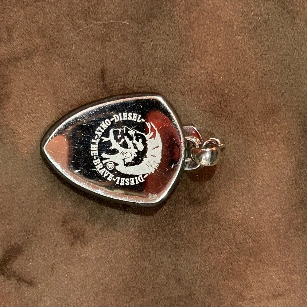 Diesel Brown and Gold Emblem Pendant - Picture 5 of 6